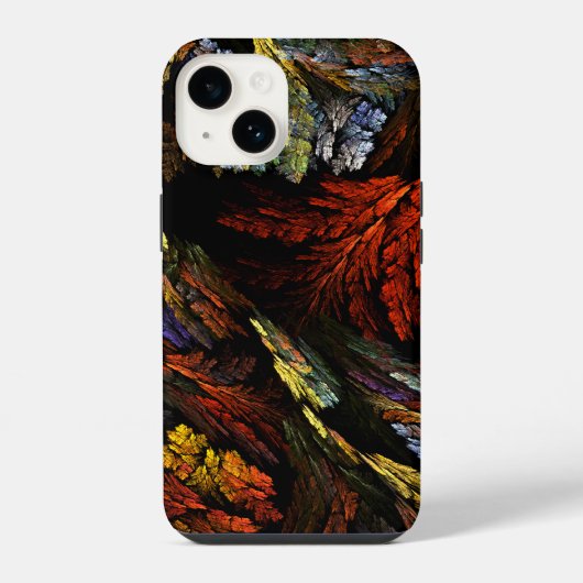 Farbharmonie Abstrakte Kunst iPhone Hülle (Rückseite)