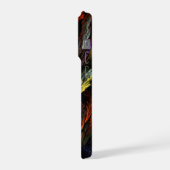 Farbharmonie Abstrakte Kunst iPhone Hülle (Linke Seite)