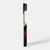 Farbharmonie Abstrakte Kunst iPhone Hülle (Linke Seite)