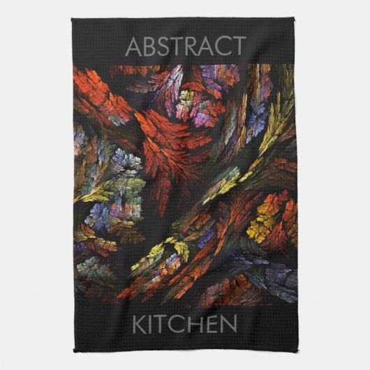 Farbharmonie Abstrakte Kunst Küchentücher (Vertikal)