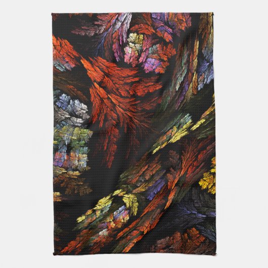 Farbharmonie Abstrakte Kunst Küchentücher (Vertikal)