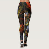 Farbharmonie Abstrakte Kunst Leggings (Rückseite)