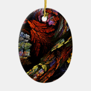 Farbharmonie Abstrakte Kunst Oval Jazz Keramikornament