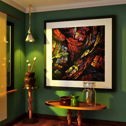 Farbharmonie Abstrakte Kunst Poster