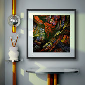 Farbharmonie Abstrakte Kunst Poster