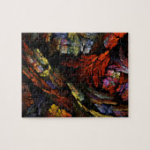 Farbharmonie Abstrakte Kunst Puzzle (Horizontal)