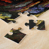 Farbharmonie Abstrakte Kunst Puzzle (Seite)