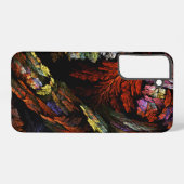 Farbharmonie abstrakte Kunst Samsung Galaxy Hülle (Rückseite (Horizontal))