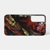 Farbharmonie Abstrakte Kunst Samsung Galaxy Hülle (Rückseite (Horizontal))