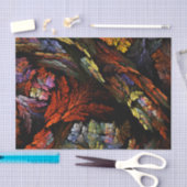 Farbharmonie Abstrakte Kunst Seidenpapier (Handwerk)