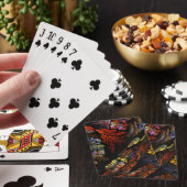 Farbharmonie Abstrakte Kunst Spielkarten (In Situ)