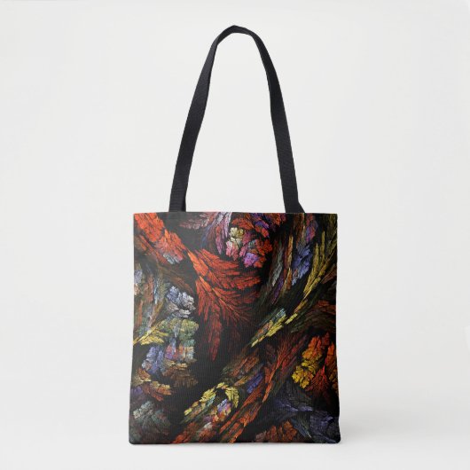 Farbharmonie Abstrakte Kunst Tasche (Vorderseite)