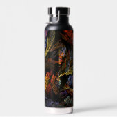 Farbharmonie Abstrakte Kunst Trinkflasche (Rechts)