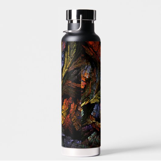 Farbharmonie Abstrakte Kunst Trinkflasche (Rechts)