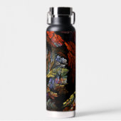 Farbharmonie Abstrakte Kunst Trinkflasche (Vorne)