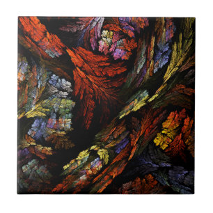 Farbharmonie Abstrakte Kunstgalerie Fliese
