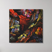 Farbharmonie Abstrakte Kunstgewerbe Leinwand Print (Vorderseite)