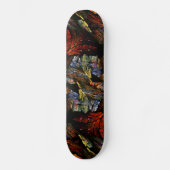 Farbharmonie Abstraktes Skateboard (Vorderseite)