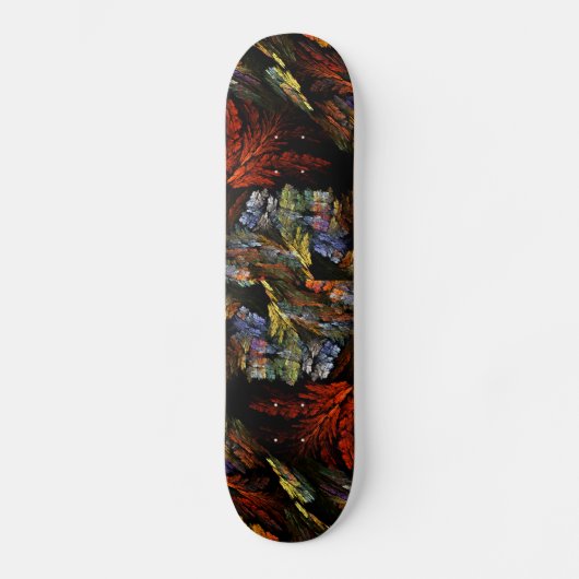 Farbharmonie Abstraktes Skateboard (Vorderseite)