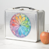 Farbharmonie Circle Motif Metallic Lunchbox (Beispiel)