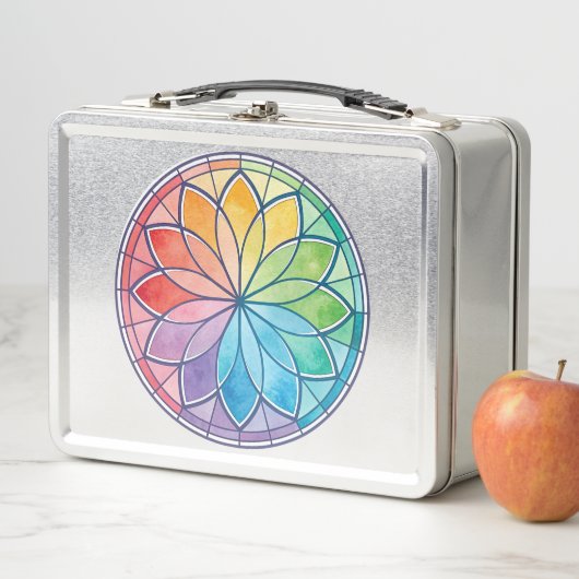 Farbharmonie Circle Motif Metallic Lunchbox (Beispiel)