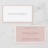 Farbharmonie Moderne Elegante Kunst, Dichtung und Visitenkarte (Vorne/Hinten)