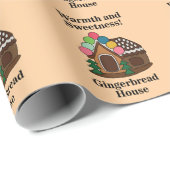 Farbhaus aus Lebkuchen Geschenkpapier (Rolleneckpunkt)