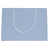 Farbhellblau Große Geschenktüte (Vorderseite)