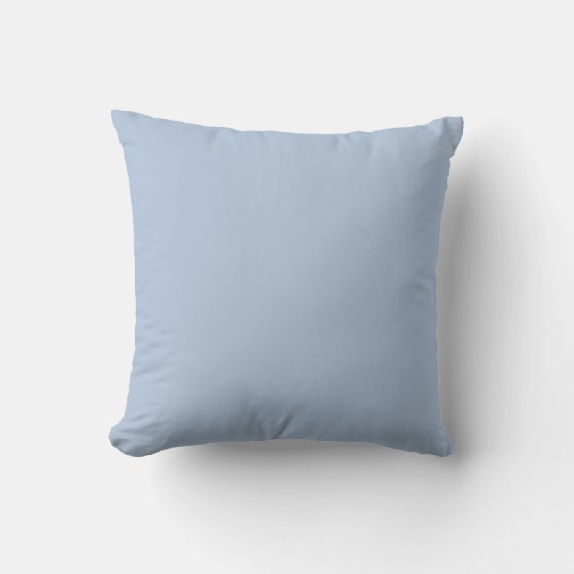 Farbhellblau Kissen (Vorderseite)
