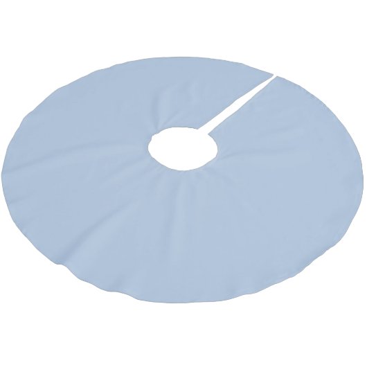 Farbhellblau Polyester Weihnachtsbaumdecke (Schrägansicht)