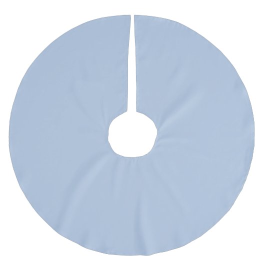 Farbhellblau Polyester Weihnachtsbaumdecke (Vorderseite)