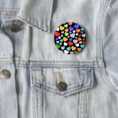 Farbherz-Aufkleber Button (Beispiel)