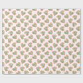 Farbherz geschenkpapier (Flach)