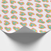 Farbherz geschenkpapier (Ecke)