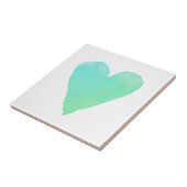 Farbherz zeichne benutzerdefiniertes Quadrat Fliese (Seite)