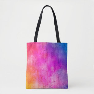 Farbhintergrund. Rot-blau-gelbe Farbe in Grunge Tasche