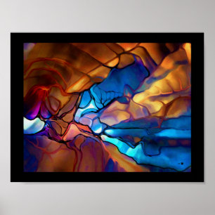 Farbhöhlen Poster