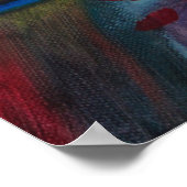 Farbhühnchen Poster (Ecke)