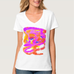 Farbideen abstrakter Bewusstseinsdruck T-Shirt