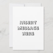 Farbieren Sie Ihre eigenen, individuell anpassbare Dankeskarte (Rückseite)