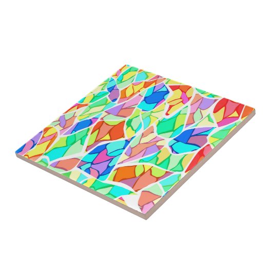 Farbig abstrakt fliese (Seite)