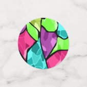 Farbig abstrakt konfetti (Klein Vorderseite)