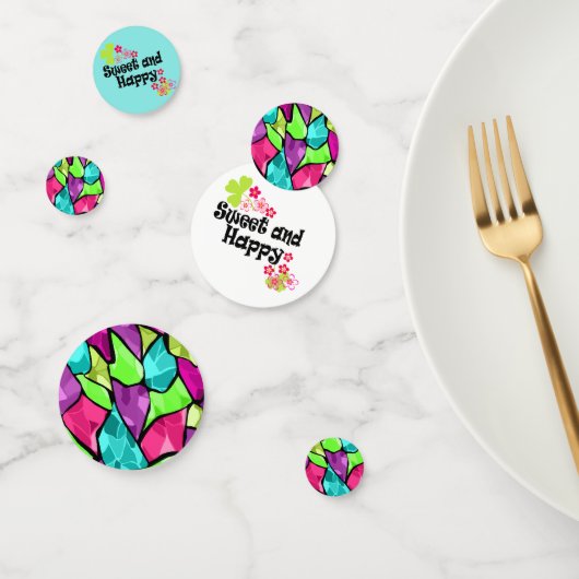 Farbig abstrakt konfetti (Gruppe)