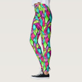 Farbig abstrakt leggings (Links)