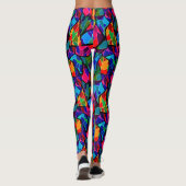Farbig abstrakt leggings (Rückseite)