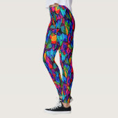 Farbig abstrakt leggings (Links)