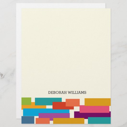 farbig gemustert (Vorne/Hinten)