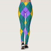 Farbig gemusterte Leggings (Rückseite)