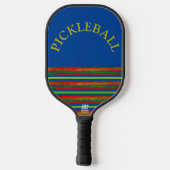 "Farbig geschichtet" Pickleball Schläger (Rückseite)