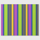 Farbig gestreift geschenkpapier (Flach)